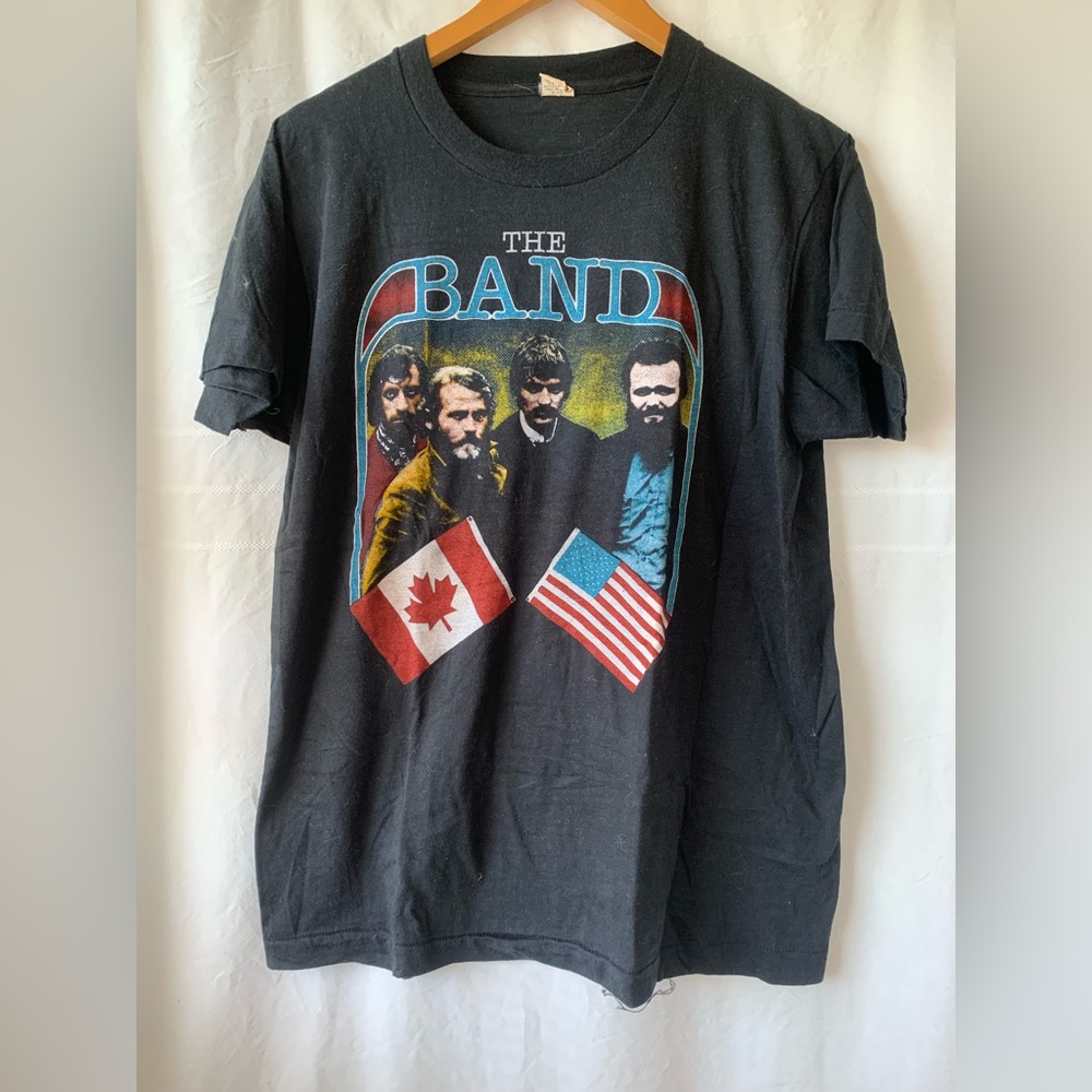 The Band 1983 world tour band tee